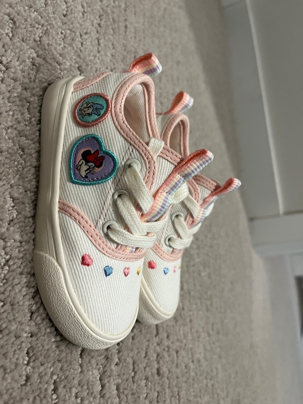 Zara Disney toddle canvas sneakers, vintage look SUPER CUTE! Nwot Zara size 22